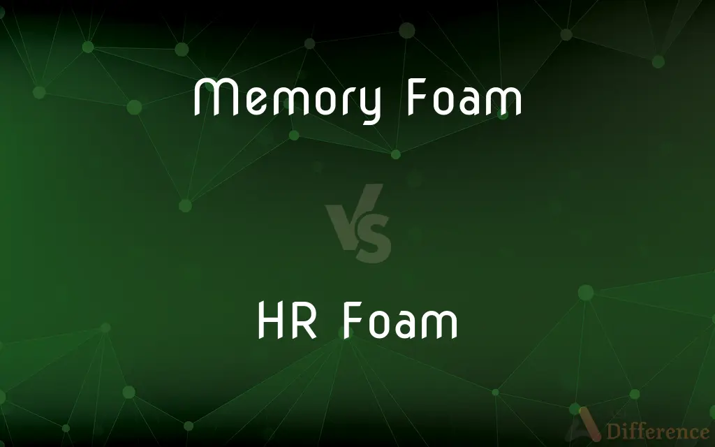 Memory Foam vs. HR Foam — What's the Difference?