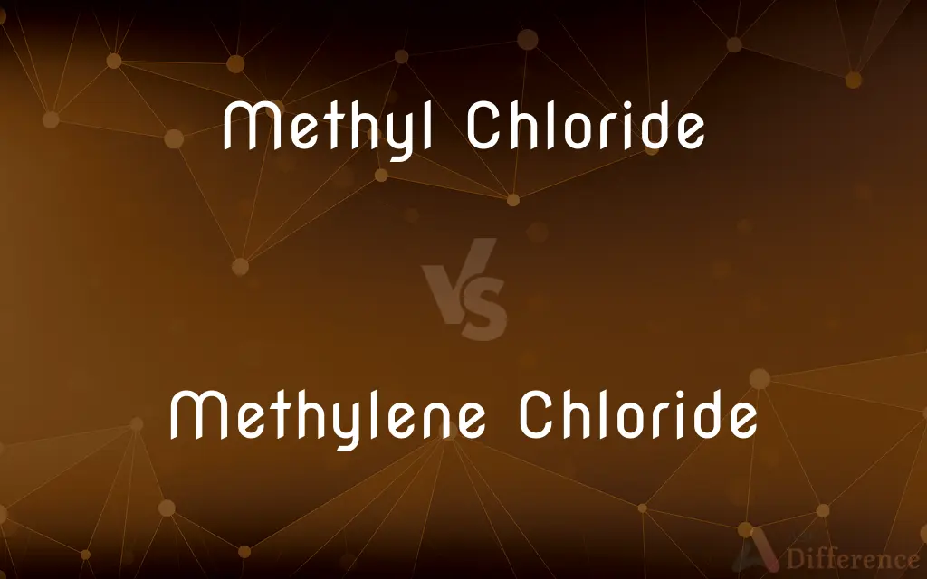 Methyl Chloride vs. Methylene Chloride — What's the Difference?