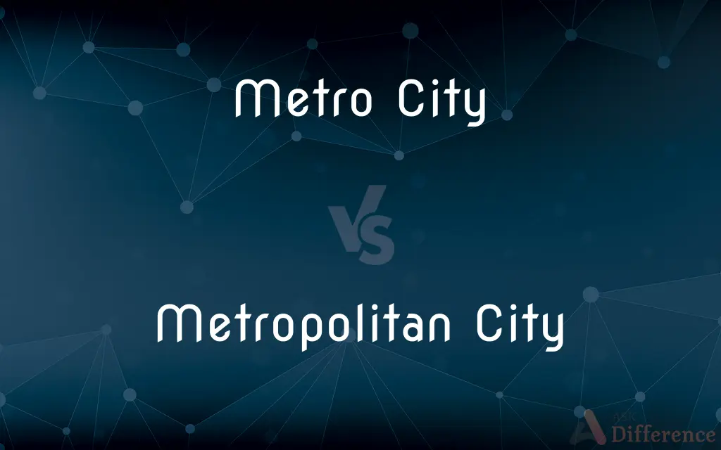 Metro City vs. Metropolitan City — What's the Difference?