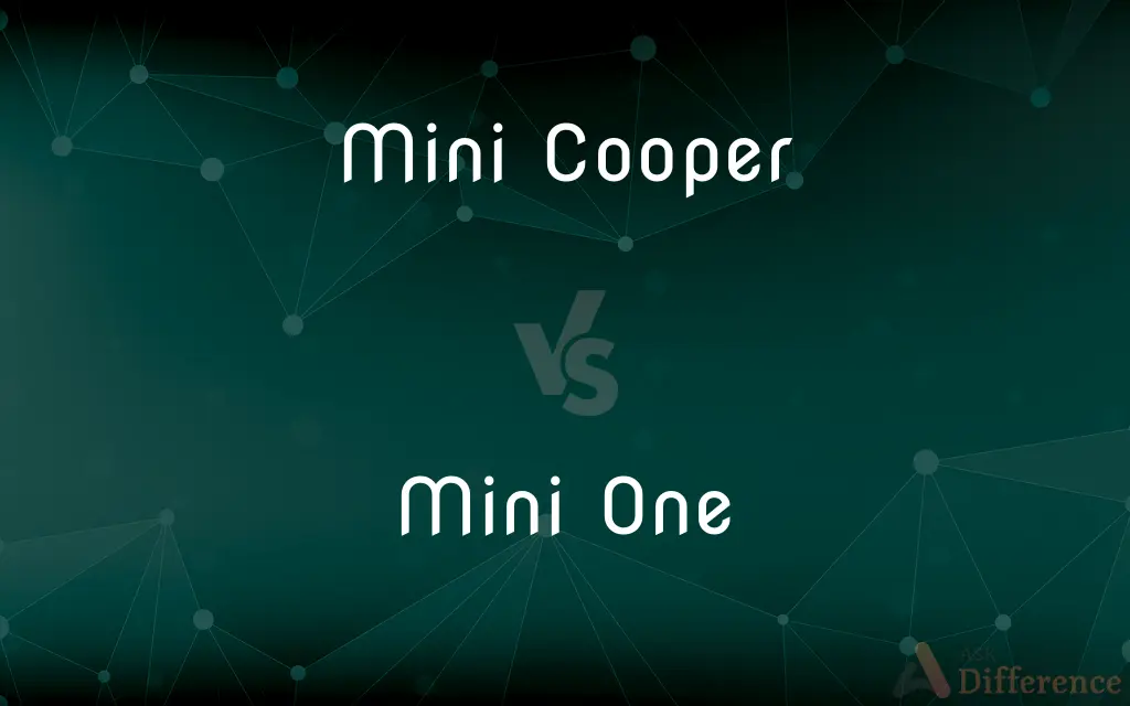 Mini Cooper vs. Mini One — What's the Difference?