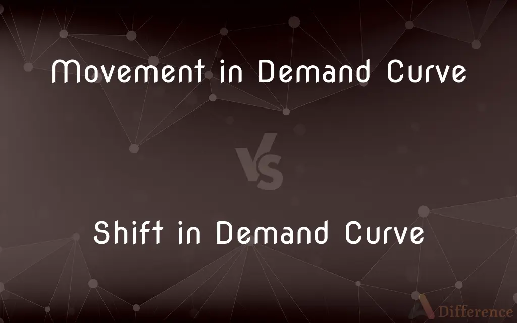 Movement in Demand Curve vs. Shift in Demand Curve — What's the Difference?