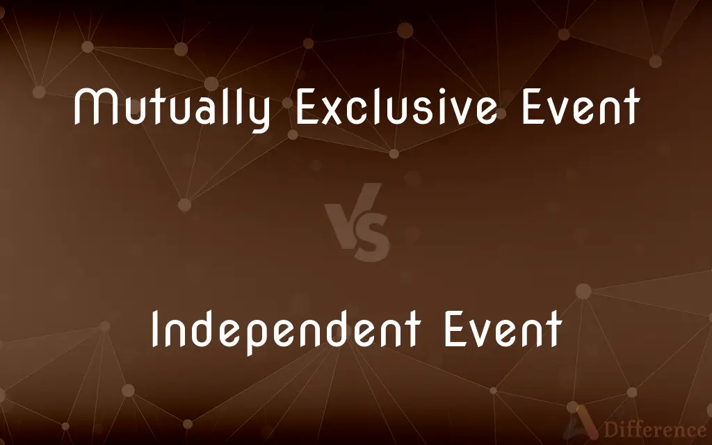 Mutually Exclusive Event vs. Independent Event — What's the Difference?