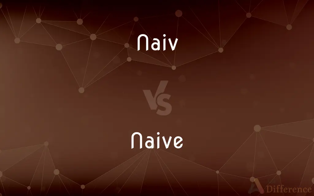 Naiv vs. Naive — Which is Correct Spelling?