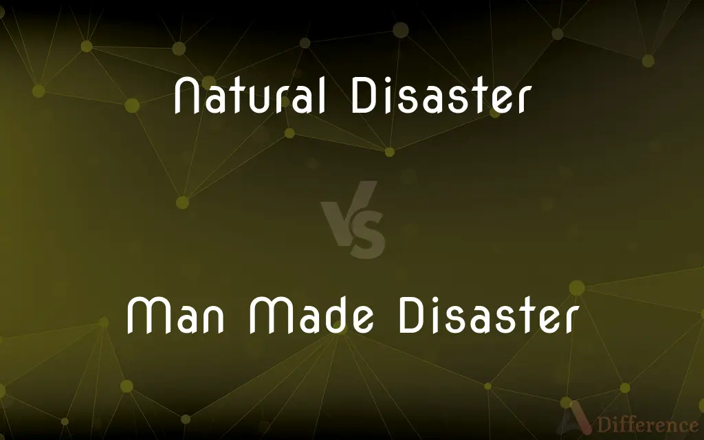 Natural Disaster vs. Man Made Disaster — What's the Difference?