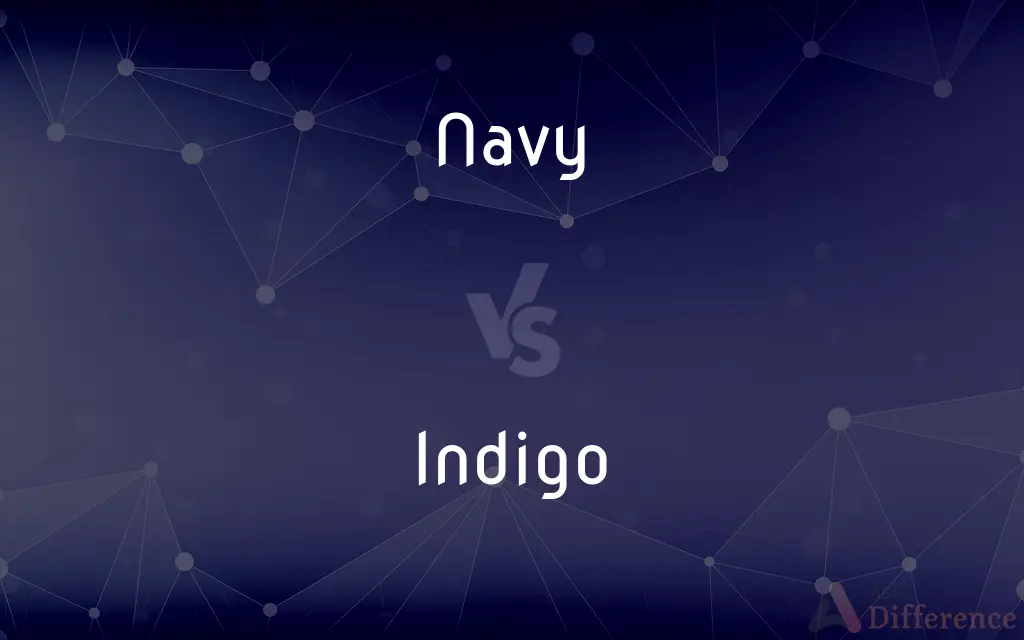 Navy vs. Indigo — What's the Difference?