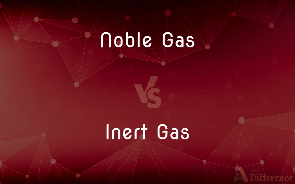 Noble Gas vs. Inert Gas — What's the Difference?