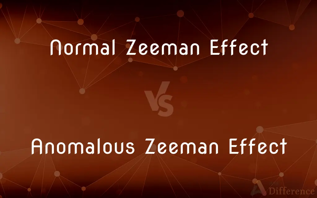 Normal Zeeman Effect vs. Anomalous Zeeman Effect — What's the Difference?