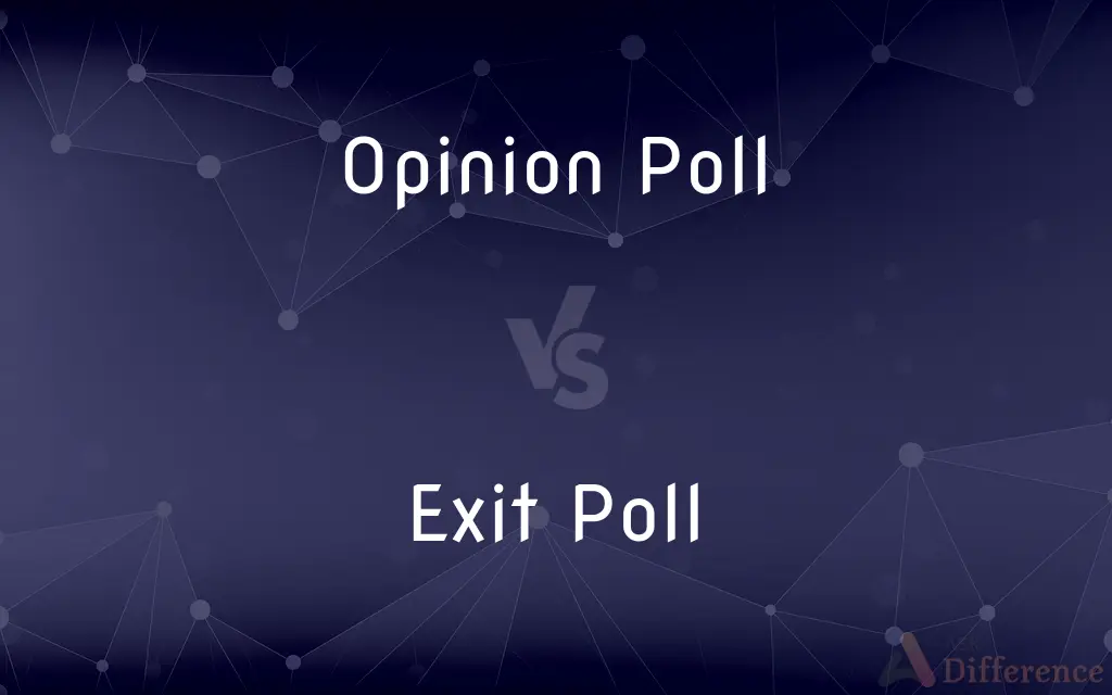 Opinion Poll vs. Exit Poll — What's the Difference?