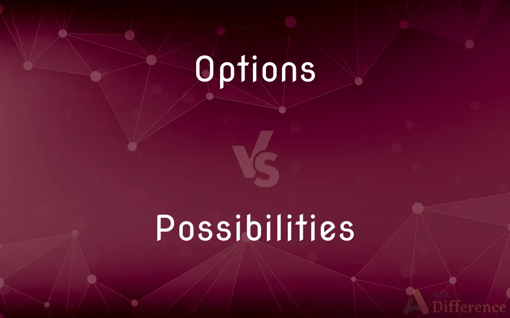 Options vs. Possibilities — What's the Difference?