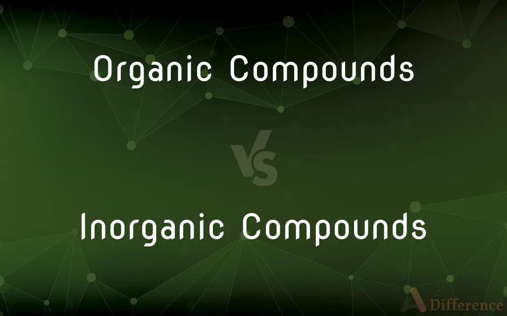 Organic Compounds vs. Inorganic Compounds — What's the Difference?