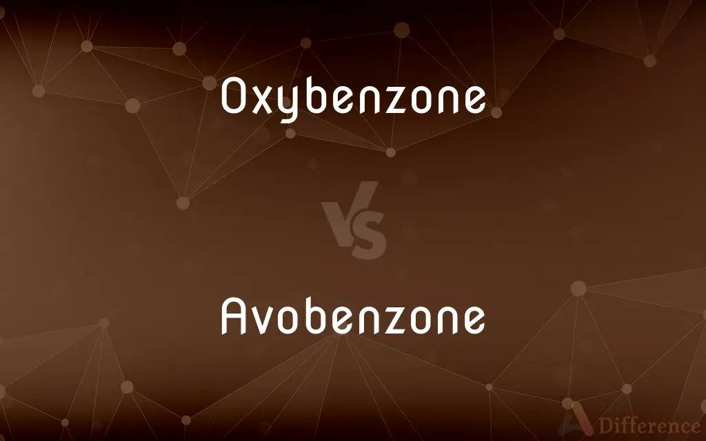 Oxybenzone vs. Avobenzone — What's the Difference?