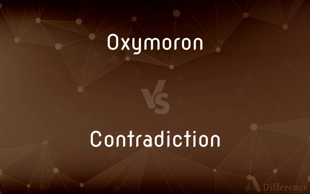 Oxymoron vs. Contradiction — What's the Difference?