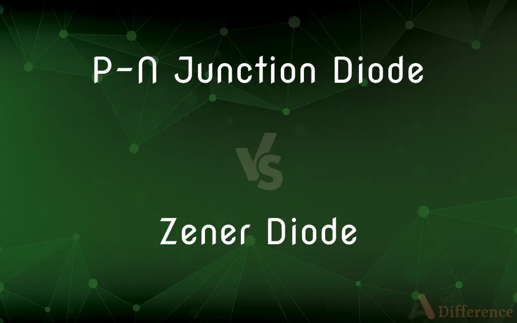 P-N Junction Diode vs. Zener Diode — What's the Difference?