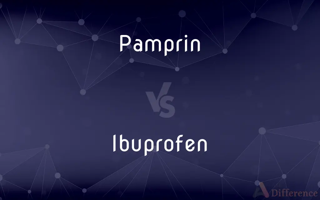 Pamprin vs. Ibuprofen — What's the Difference?