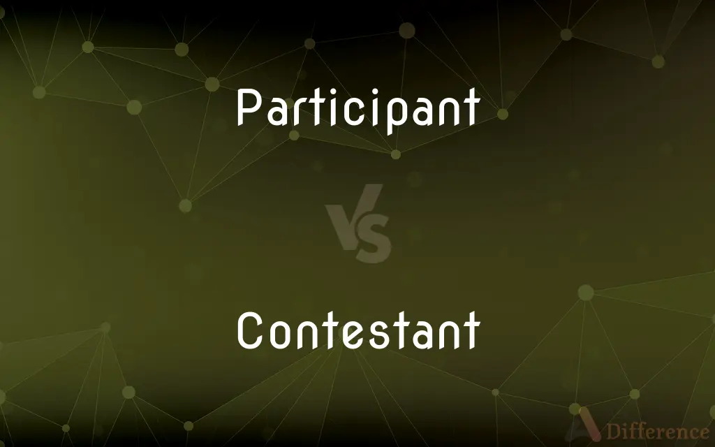 Participant vs. Contestant — What's the Difference?