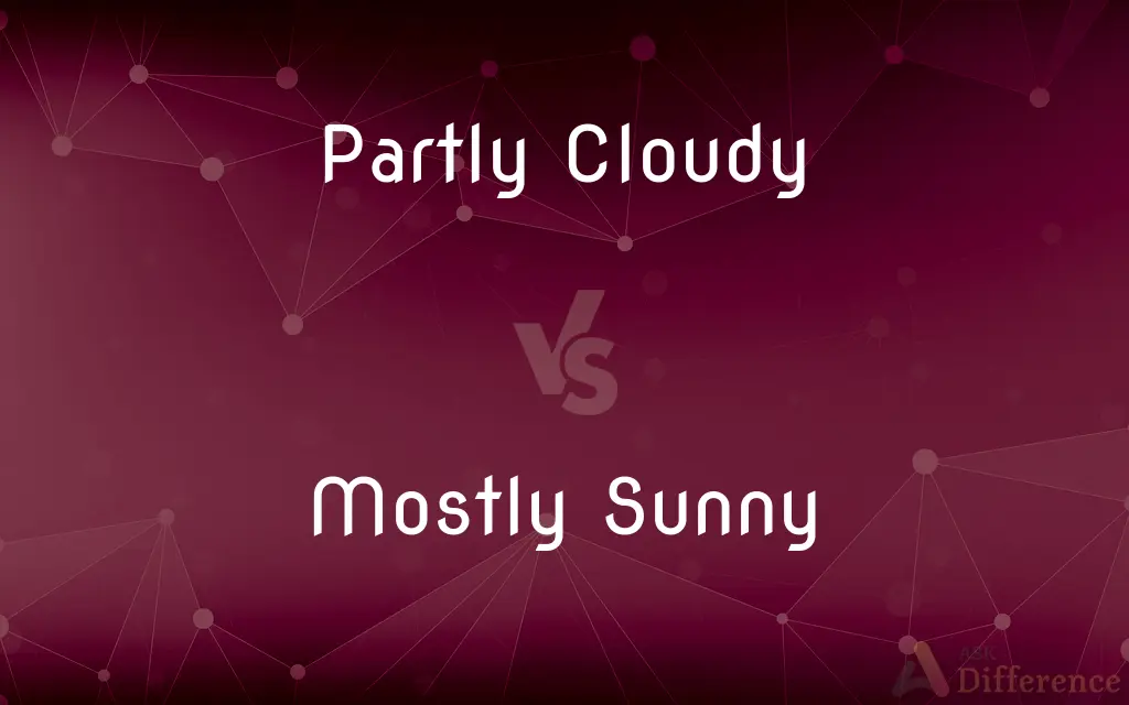 Partly Cloudy vs. Mostly Sunny — What's the Difference?