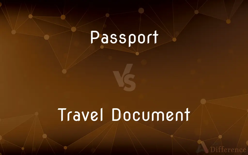 national passport vs travel document