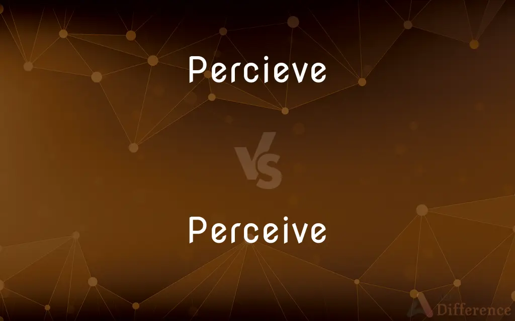 Percieve vs. Perceive — Which is Correct Spelling?