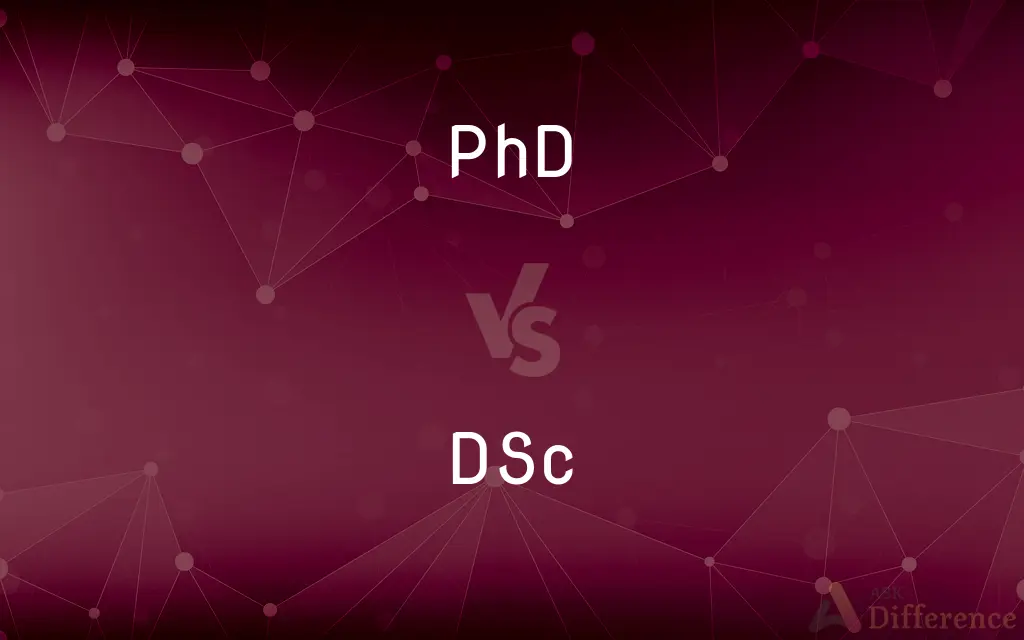PhD vs. DSc — What's the Difference?