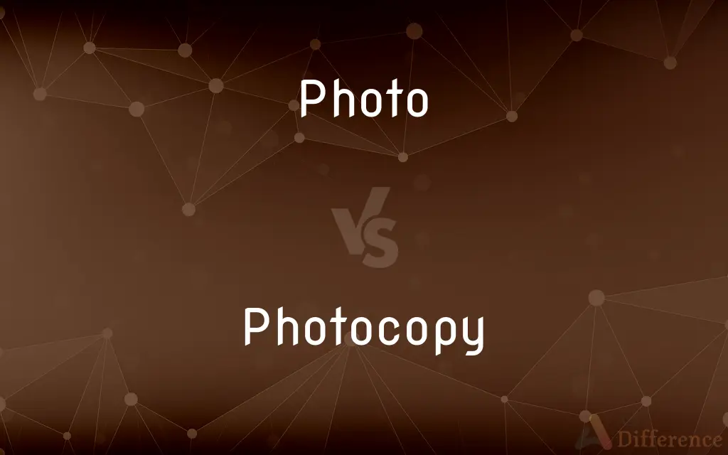 Photo vs. Photocopy — What's the Difference?