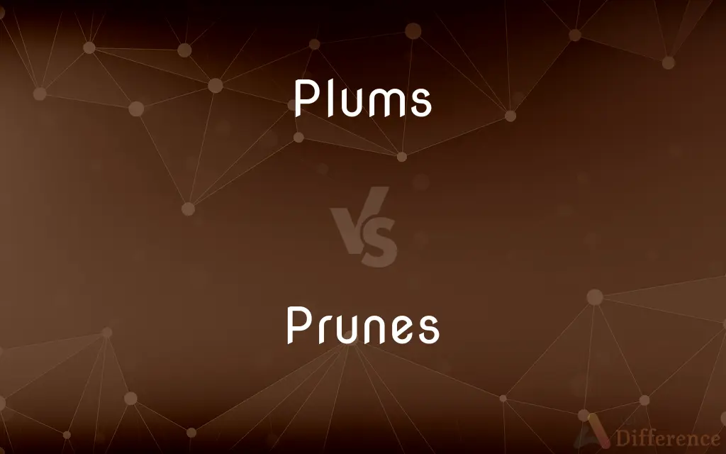 Plums vs. Prunes — What's the Difference?