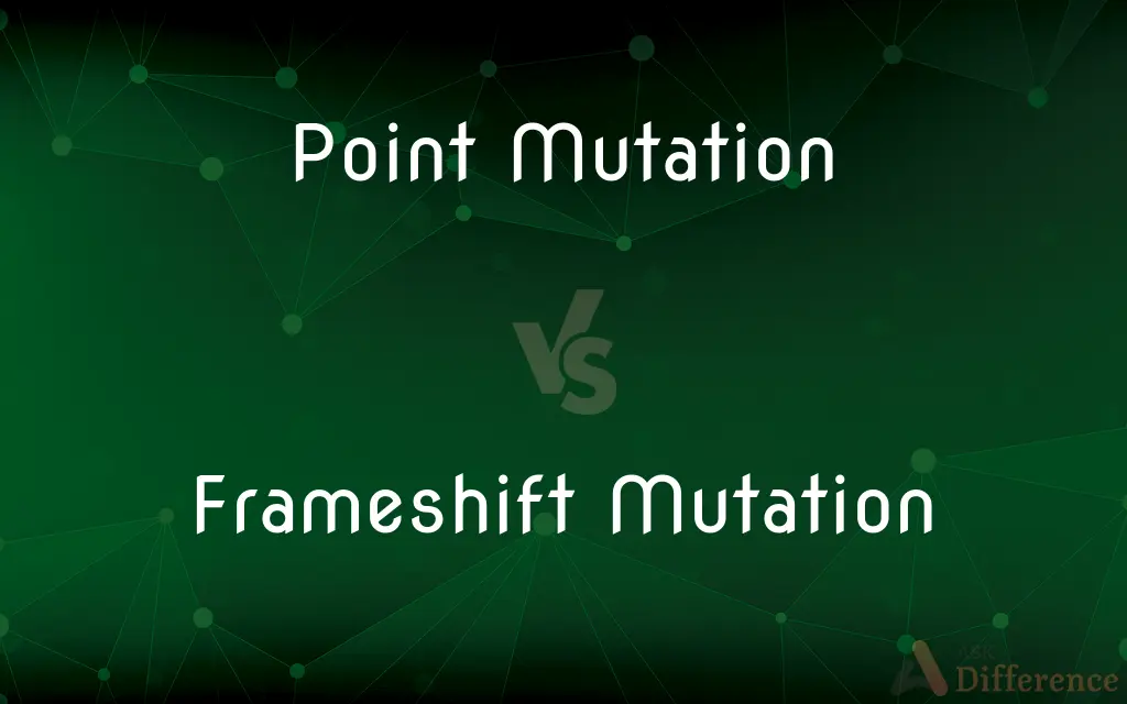 Point Mutation vs. Frameshift Mutation — What's the Difference?