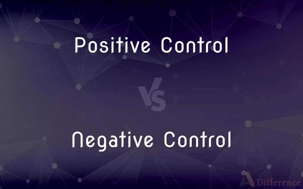 Positive Control vs. Negative Control — What's the Difference?