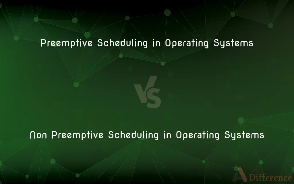 Preemptive Scheduling in Operating Systems vs. Non Preemptive Scheduling in Operating Systems — What's the Difference?