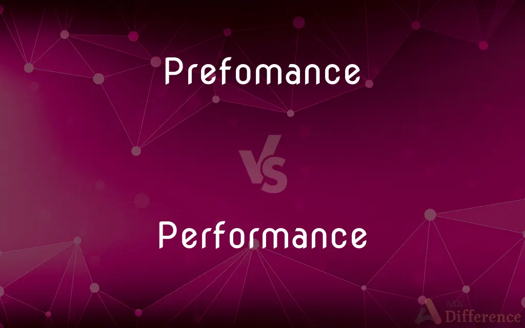 Prefomance vs. Performance — Which is Correct Spelling?