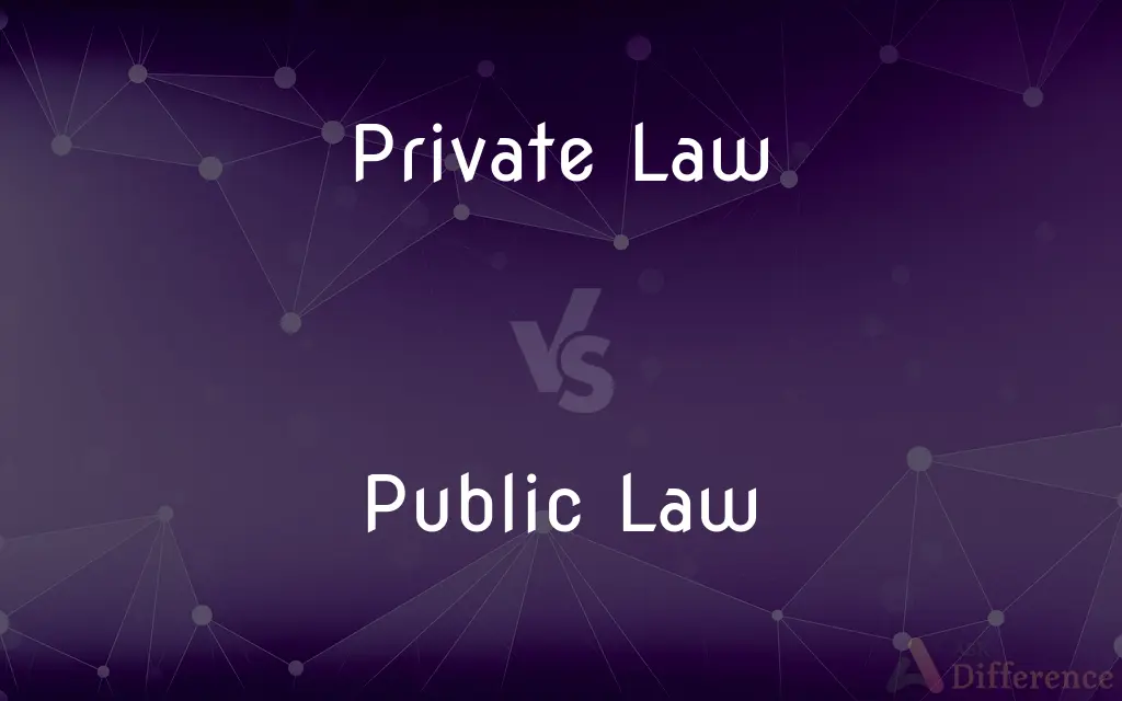 Private Law vs. Public Law — What's the Difference?