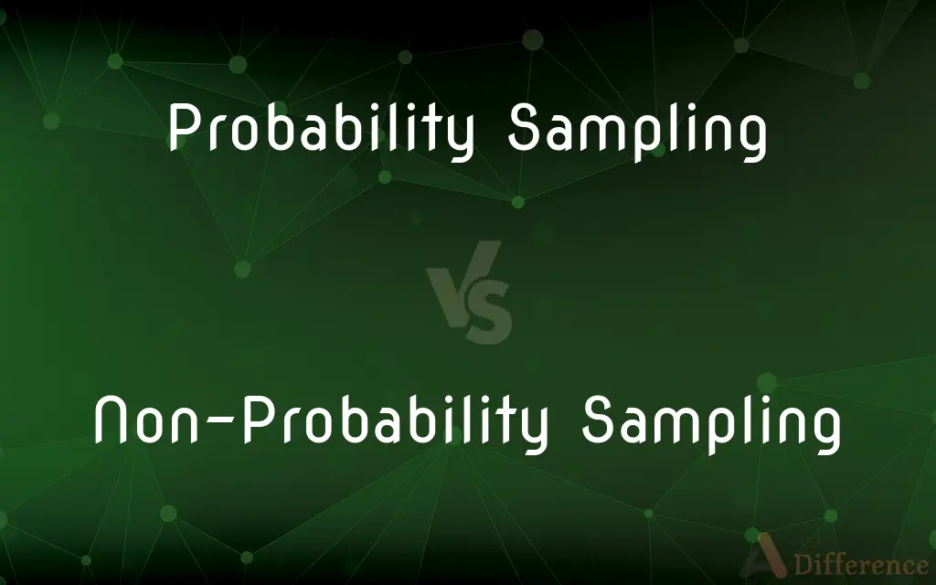 Probability Sampling vs. Non-Probability Sampling — What's the Difference?