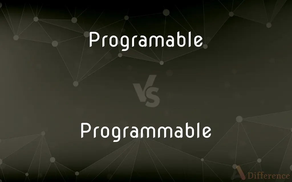 Programable vs. Programmable — Which is Correct Spelling?