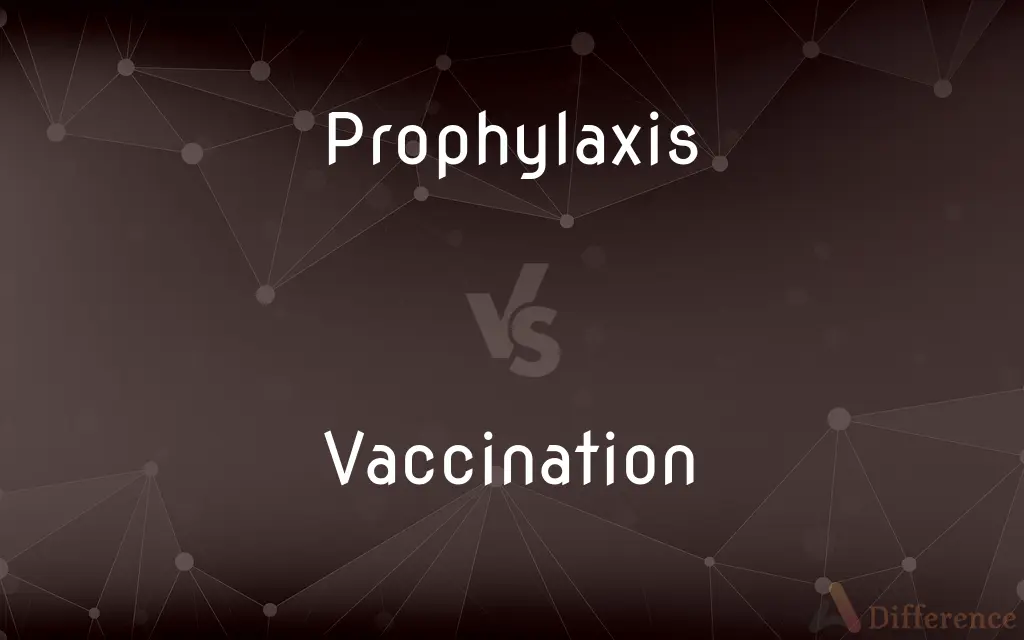 Prophylaxis vs. Vaccination — What's the Difference?