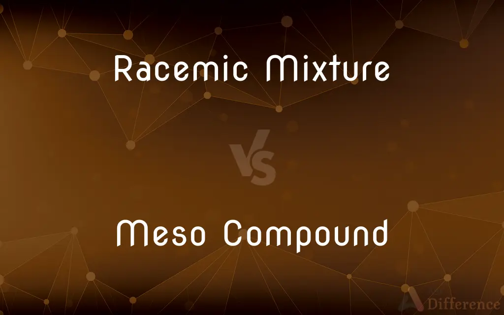 Racemic Mixture vs. Meso Compound — What's the Difference?