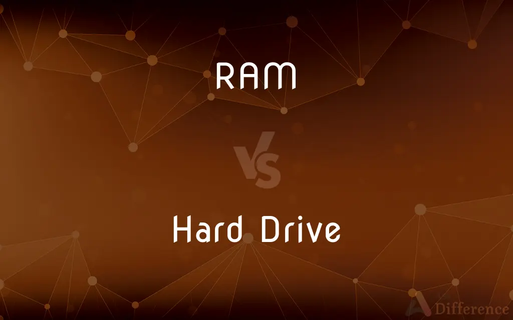 RAM vs. Hard Drive — What's the Difference?