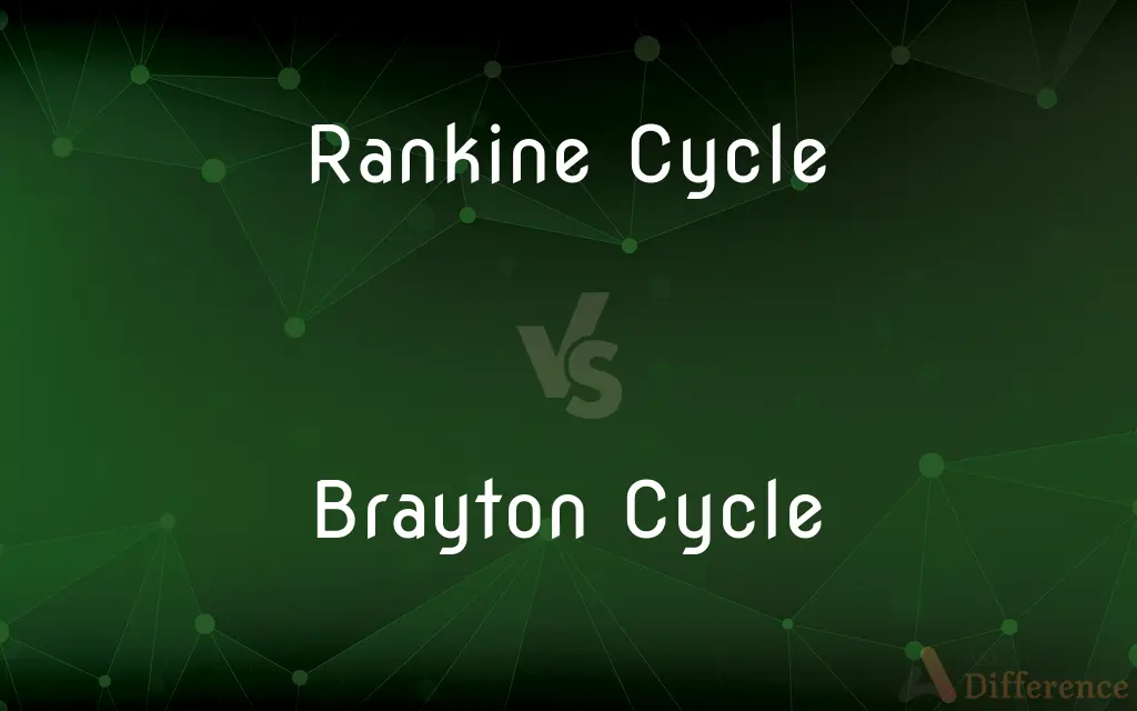 Rankine Cycle vs. Brayton Cycle — What's the Difference?