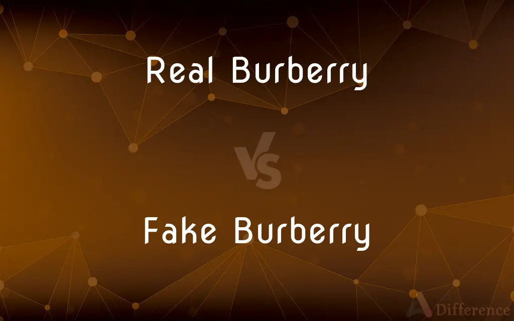 Real Burberry vs. Fake Burberry — What's the Difference?
