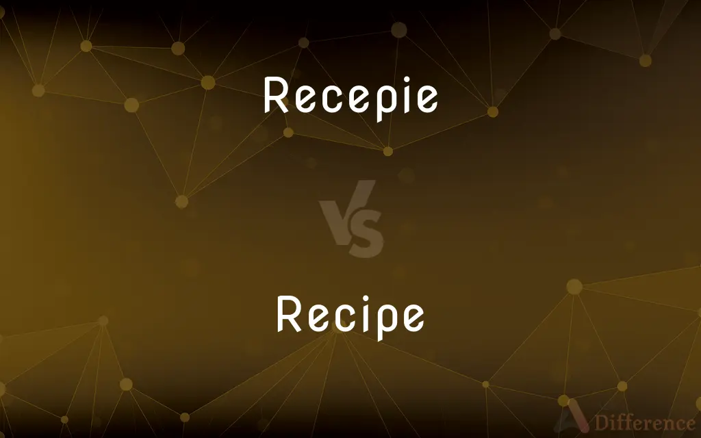 Recepie vs. Recipe — Which is Correct Spelling?