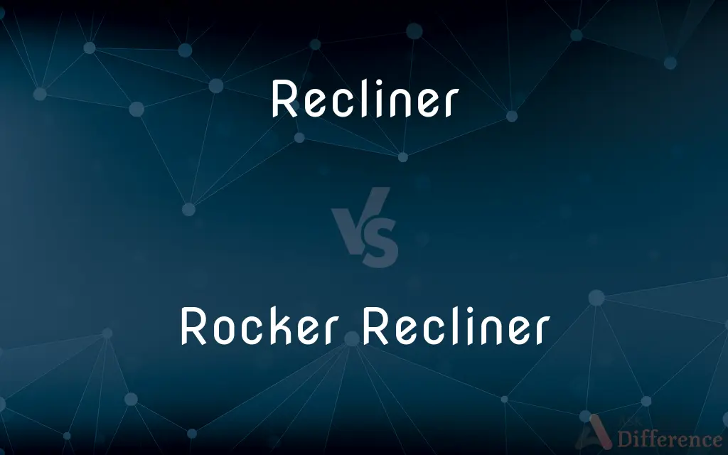 Recliner vs. Rocker Recliner — What's the Difference?