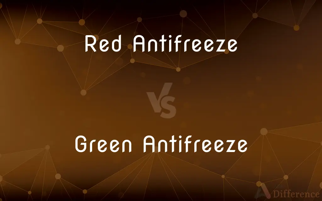 Red Antifreeze vs. Green Antifreeze — What's the Difference?