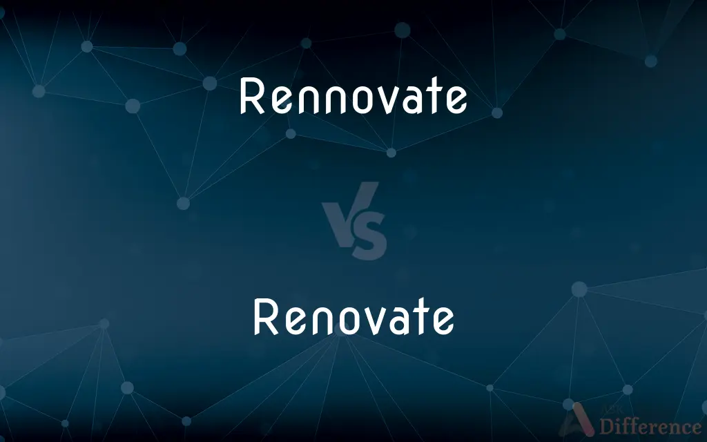 Rennovate vs. Renovate — Which is Correct Spelling?