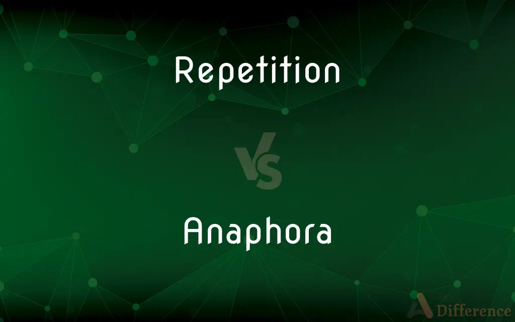 Repetition vs. Anaphora — What's the Difference?