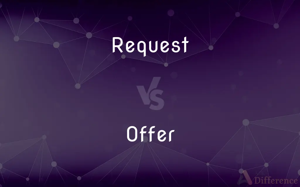 Request vs. Offer — What's the Difference?