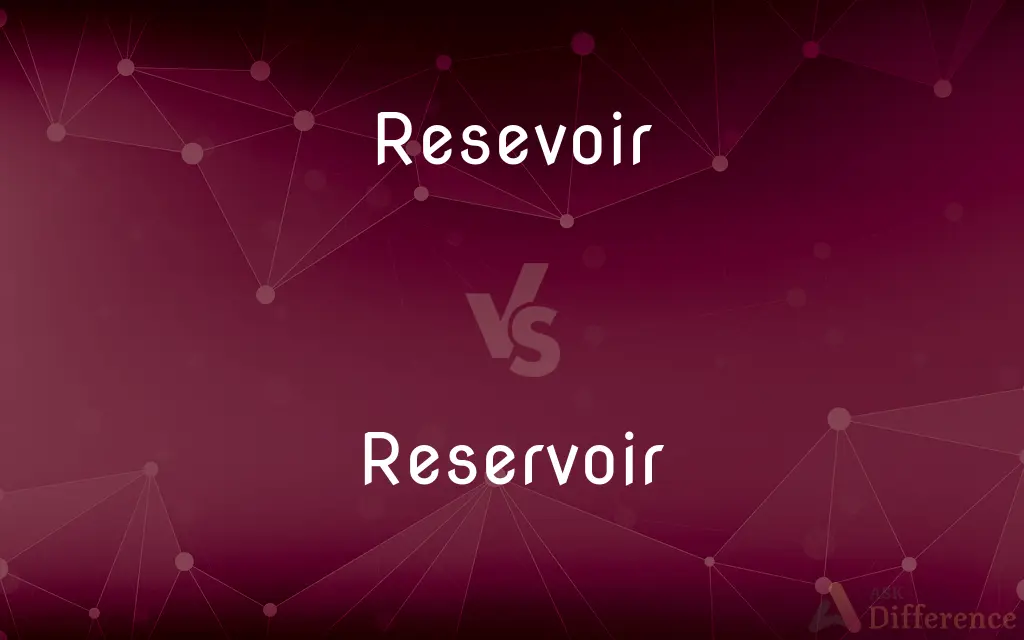 Resevoir vs. Reservoir — Which is Correct Spelling?