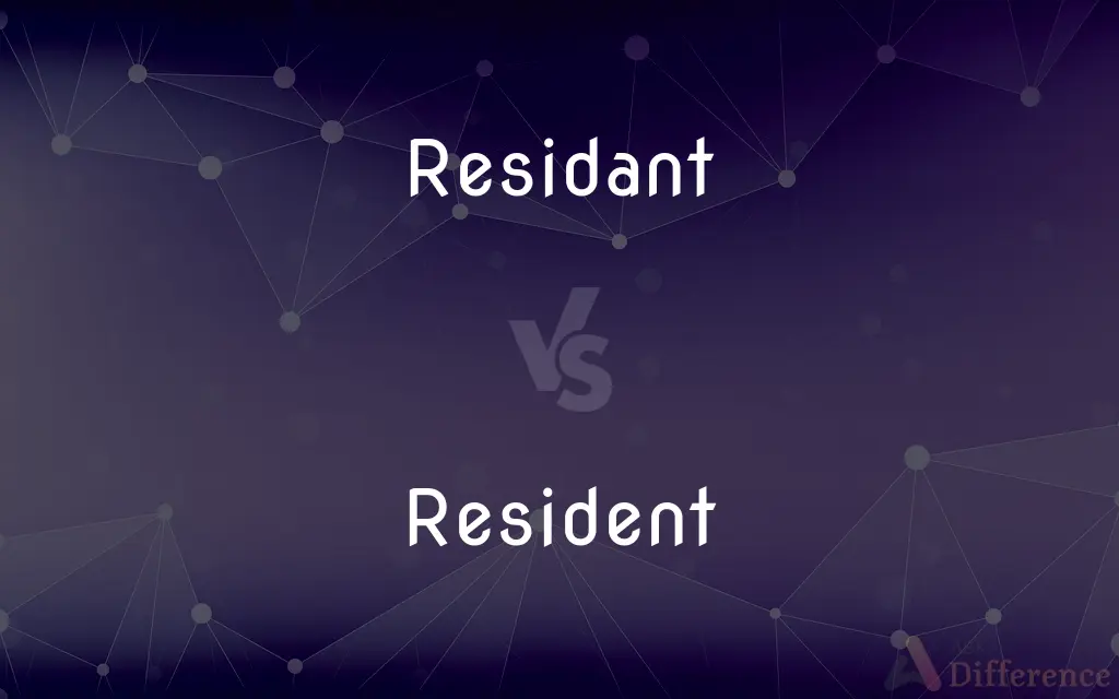 Residant vs. Resident — Which is Correct Spelling?