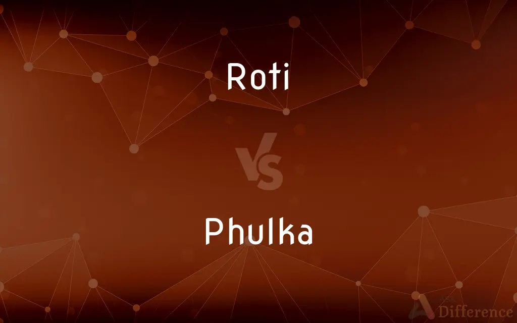 Roti vs. Phulka — What's the Difference?