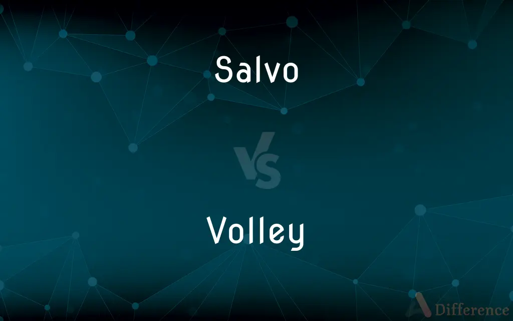 Salvo vs. Volley — What's the Difference?