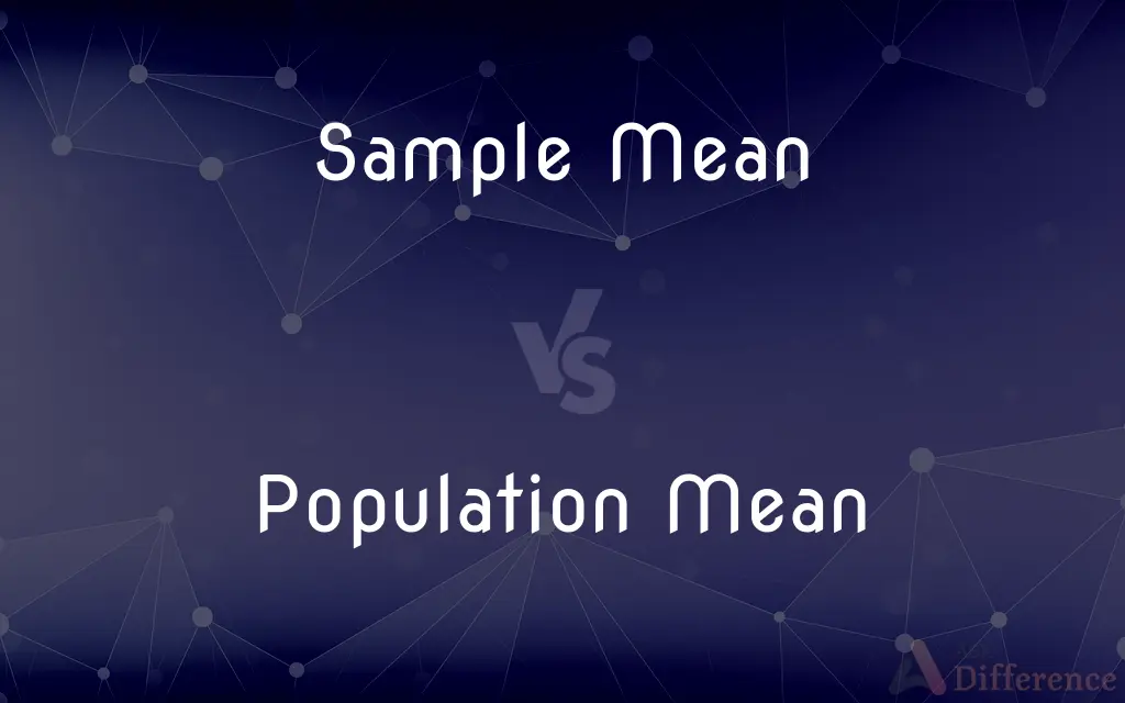 Sample Mean Vs Population Mean — Whats The Difference