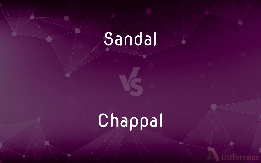 Sandal vs. Chappal — What's the Difference?