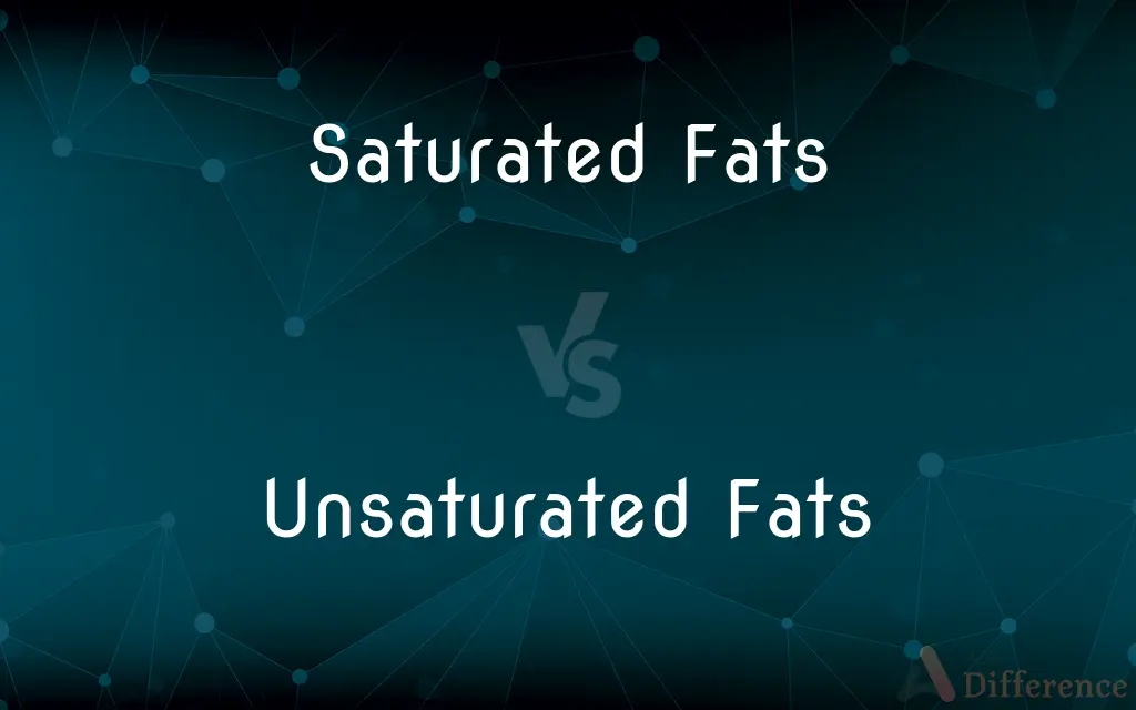 Saturated Fats vs. Unsaturated Fats — What's the Difference?